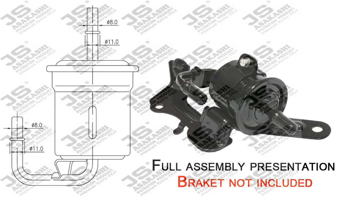 FS8015 JS ASAKASHI Топливный фильтр